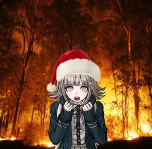 christmas anime pfp dark