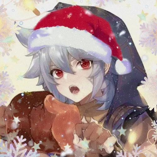 girl christmas anime 