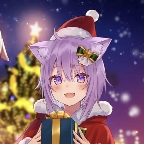 girl christmas anime  pic
